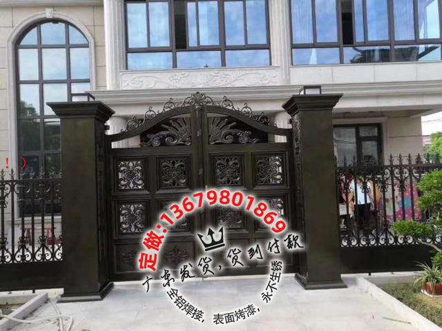 别墅大门，铸造大门，庭院大门，铝艺大门